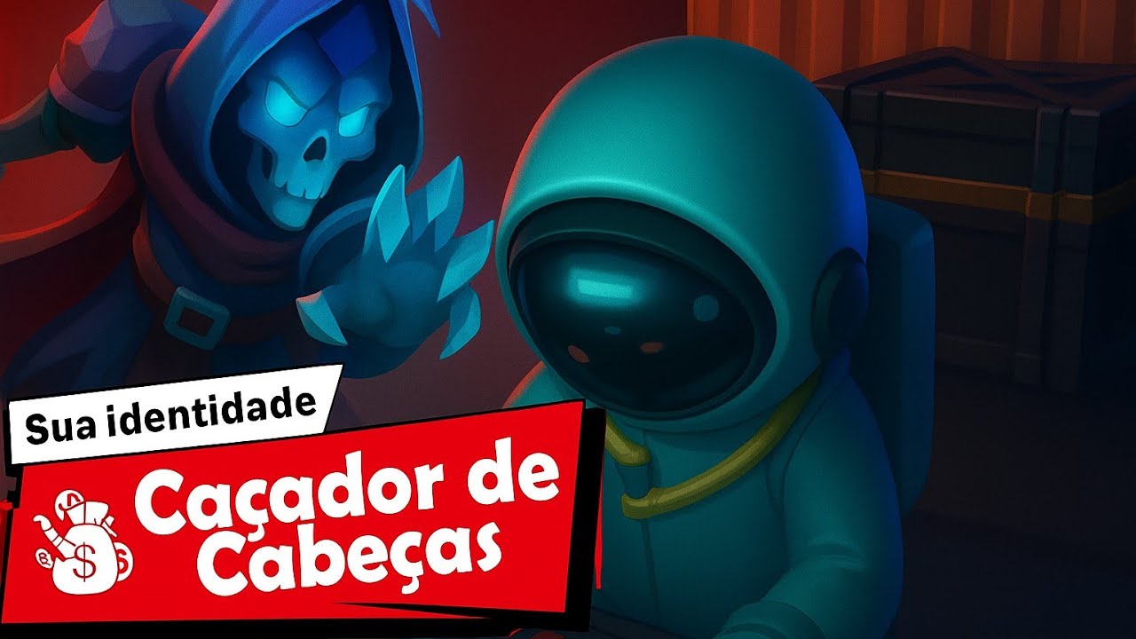 Jogando de impostor caçador de cabeças no super sus