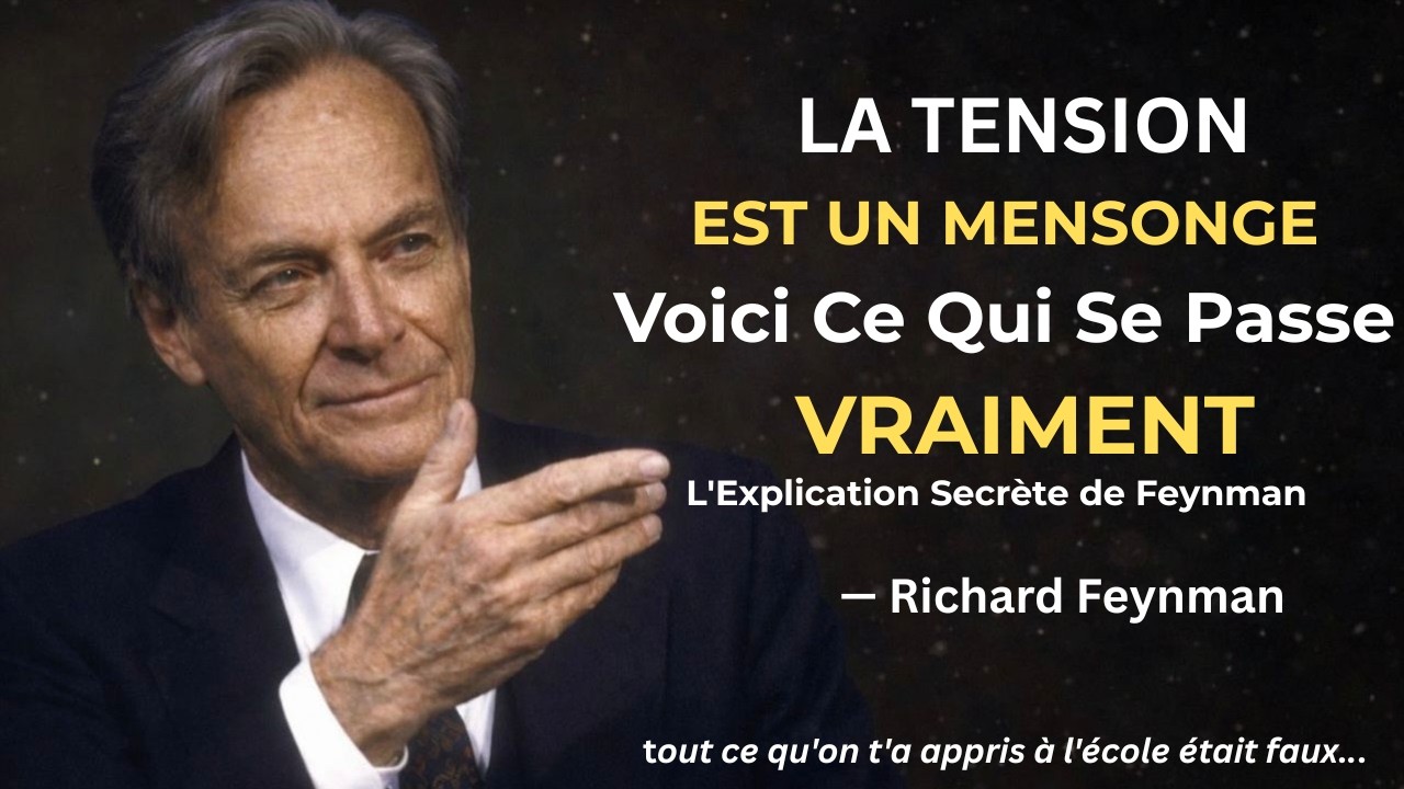 LA TENSION EST UN MENSONGE  VOICI CE QUI SE PASSE RÉELLEMENT   L'EXPLICATION SECRÈTE DE FEYNMAN 1080