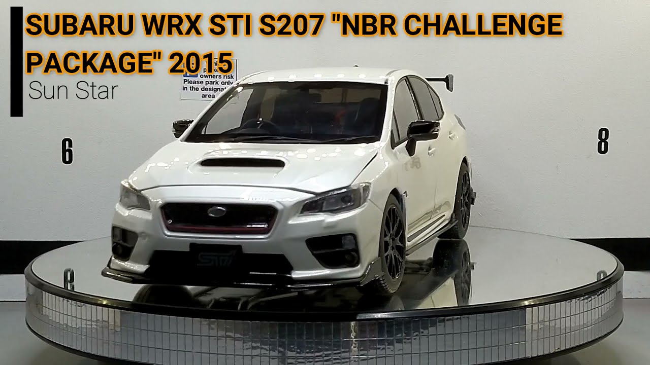 Présentation: SUBARU WRX STI S207 NBR CHALLENGE SunStar 1/18