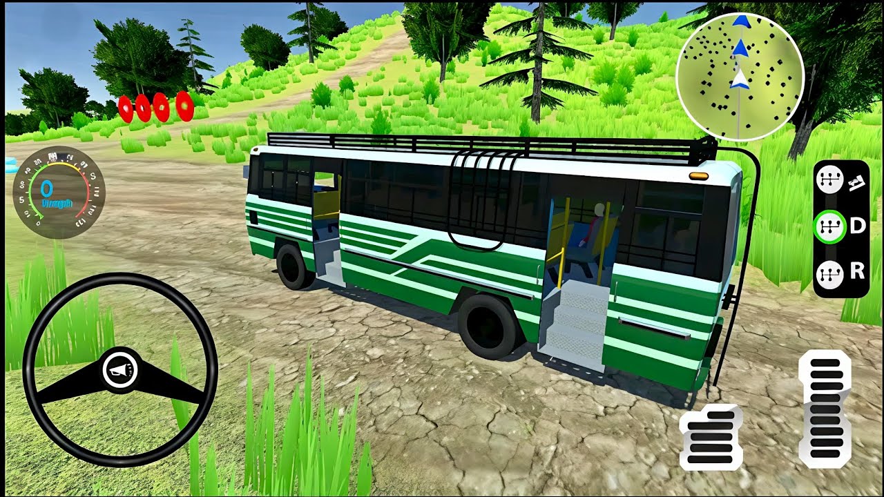 Impossible Offroad Bus Drive😱 #games #trending #gaming 