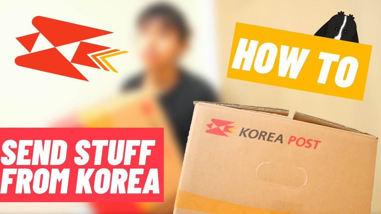 How To Send Stuff From Korea | Korea Post | Customs Form | International Shipping