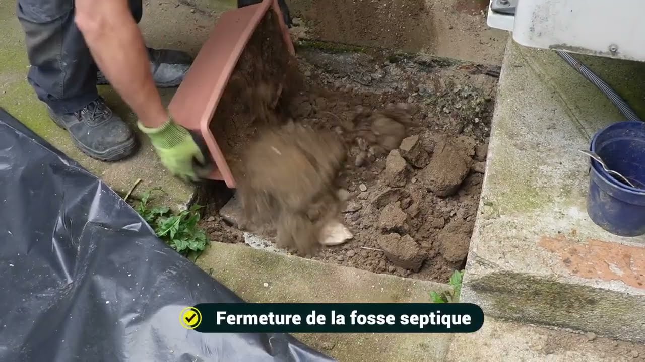 Nettoyage d'une fosse septique - Abeille Vidange 87