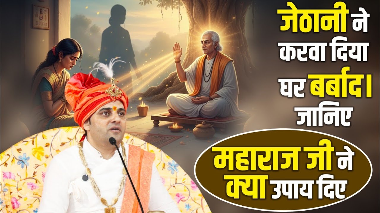 जेठानी ने करवा दिया घर बर्बाद।जानिए महाराज जी ने क्या उपाय दिए ।। #shreebalajidhamhaansi 