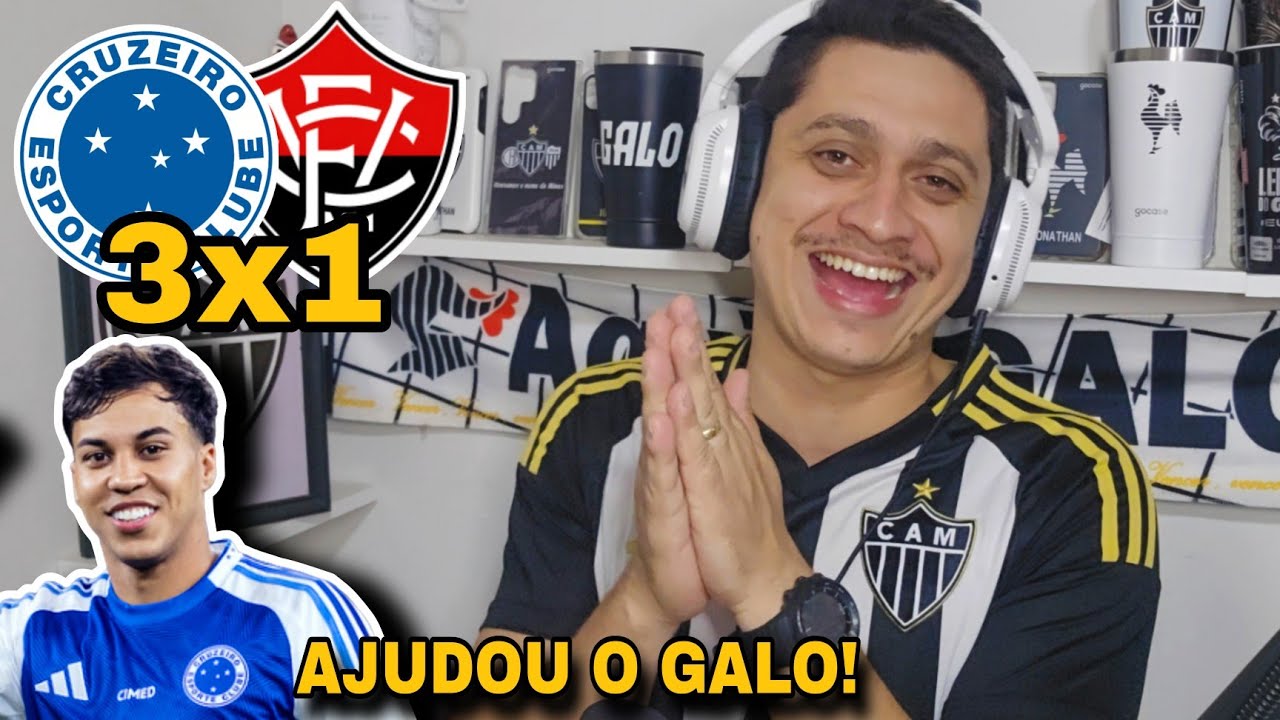 SHOW DE KAIO JORGE! Cruzeiro 3x1 Vit&oacute;ria | Brasileir&atilde;o 2025