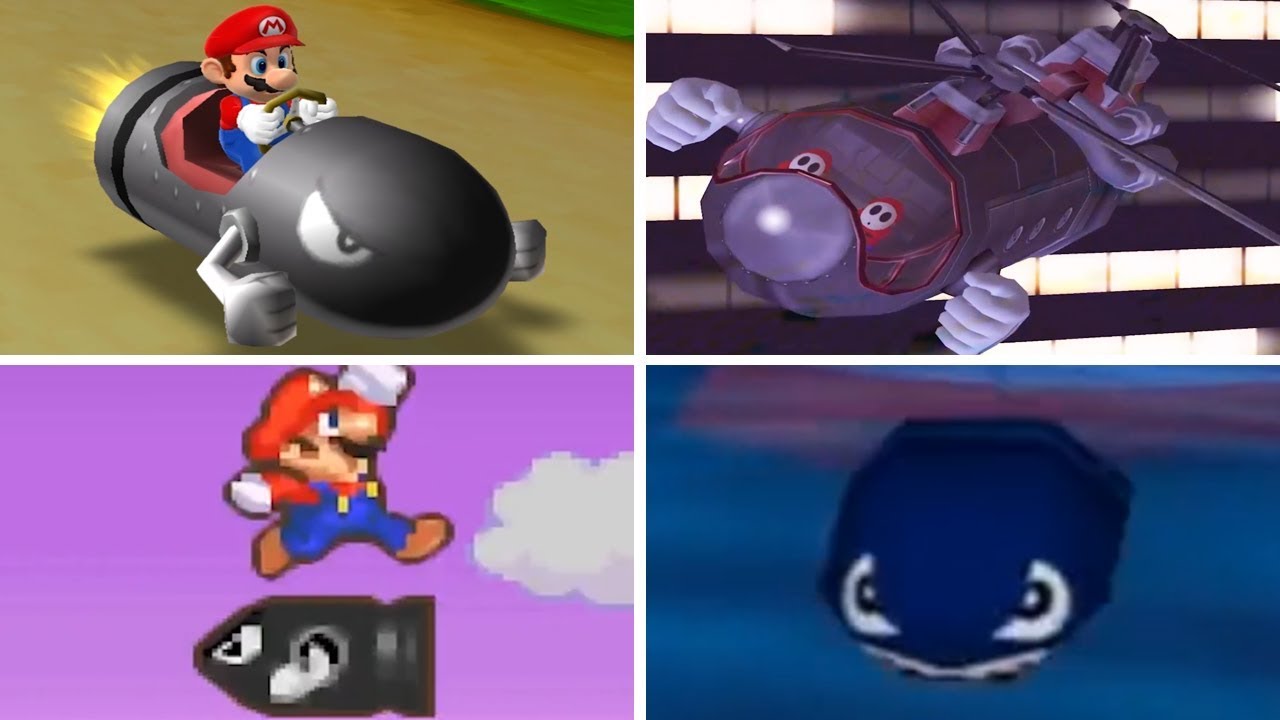 Evolution of - BULLET  BILL Minigames in Mario Party