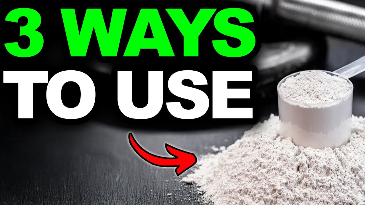 How To Take Creatine Monohydrate Powder Properly (3 BEST WAYS FOR MAX GAINS)