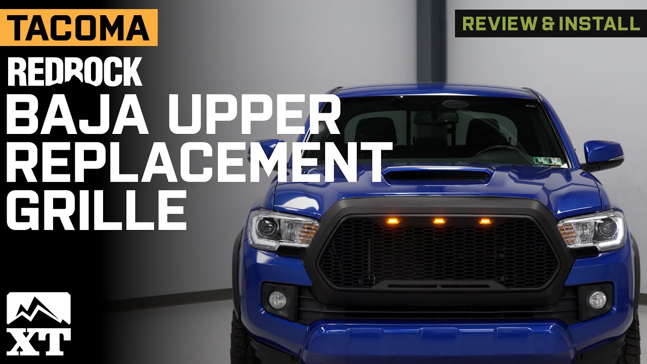 2016-2023 Tacoma RedRock Baja Upper Replacement Grille Review & Install