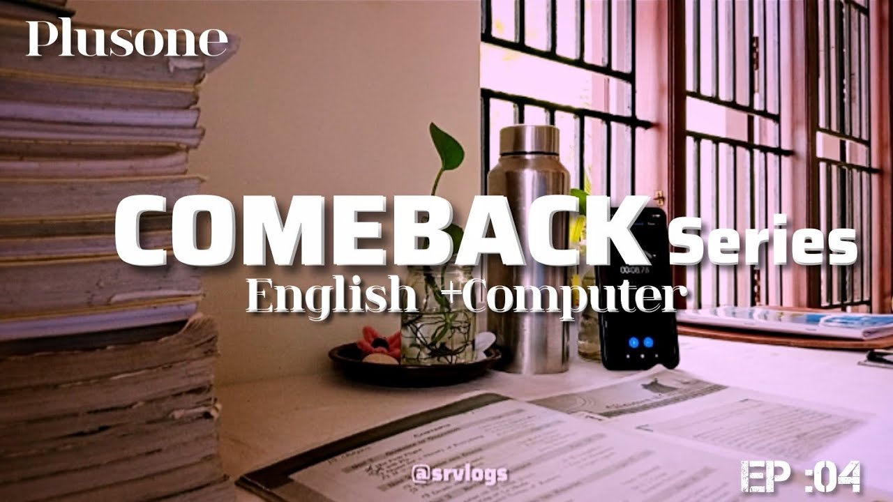 |COMEBACK SERIES EP:04 💌📚📝|ENG +CA|PLUSONE|#trending#study #studyroutine #studentlife #exam #vlog 