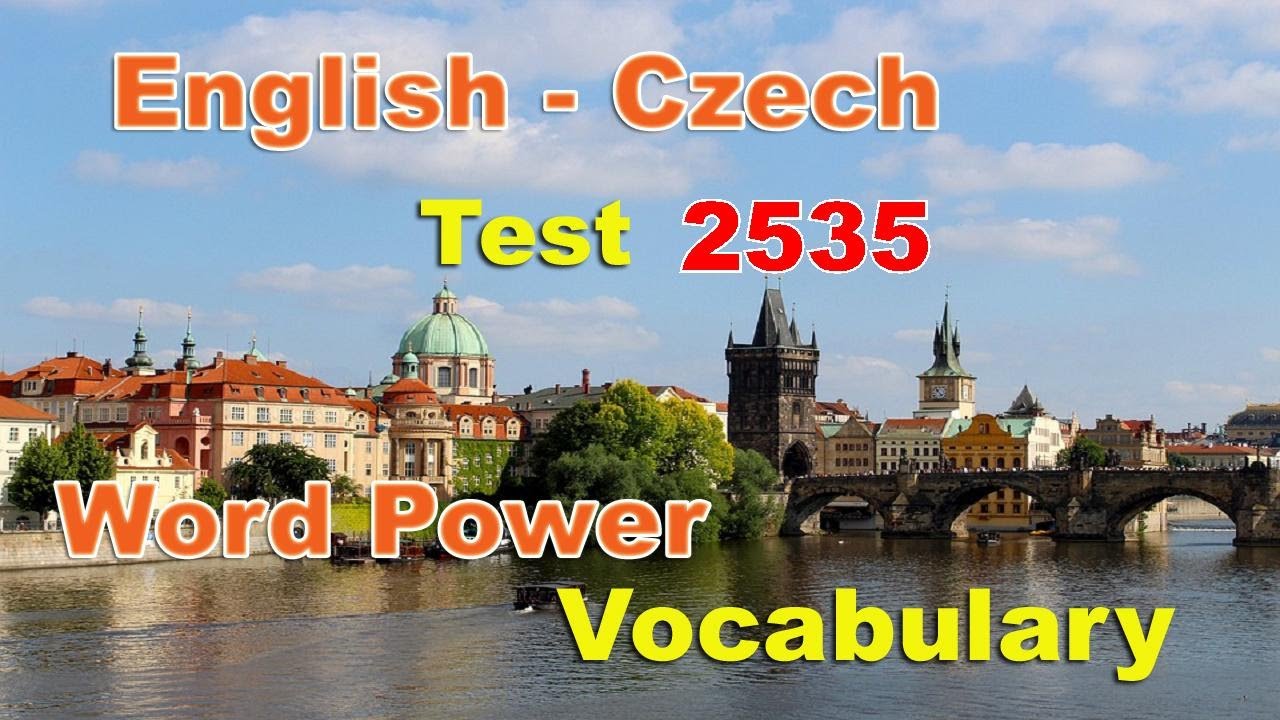 English Czech Vocabulary Word Power Test 2535