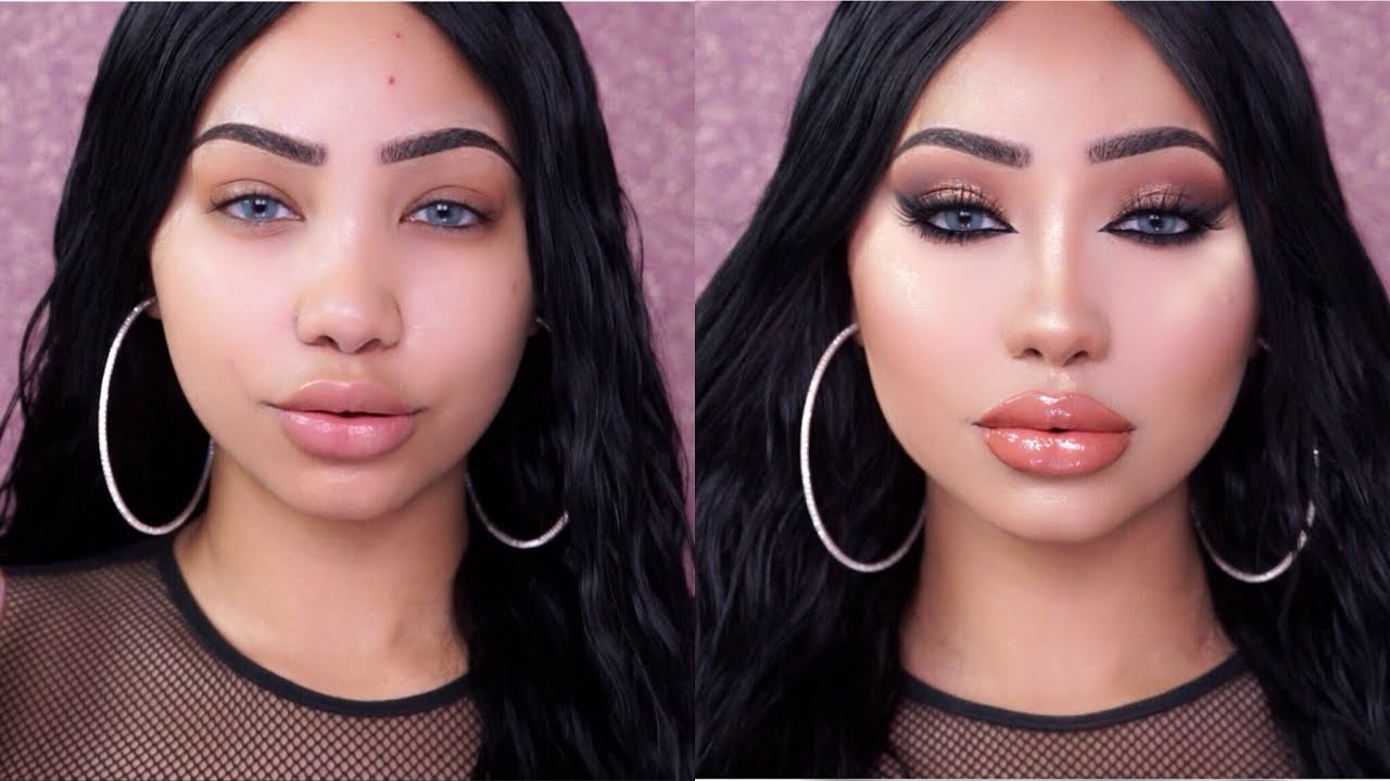 BRONZE GLOWY NIGHT OUT MAKEUP TUTORIAL ft. FENTY BEAUTY MOROCCAN SPICE | Melly Sanchez