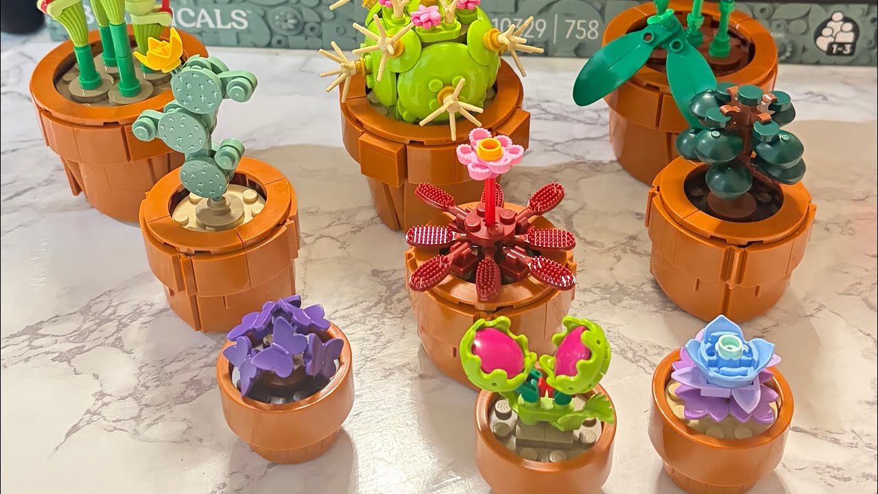 LEGO BOTANICALS-TINY PLANTS/My Cana-Pino Family.