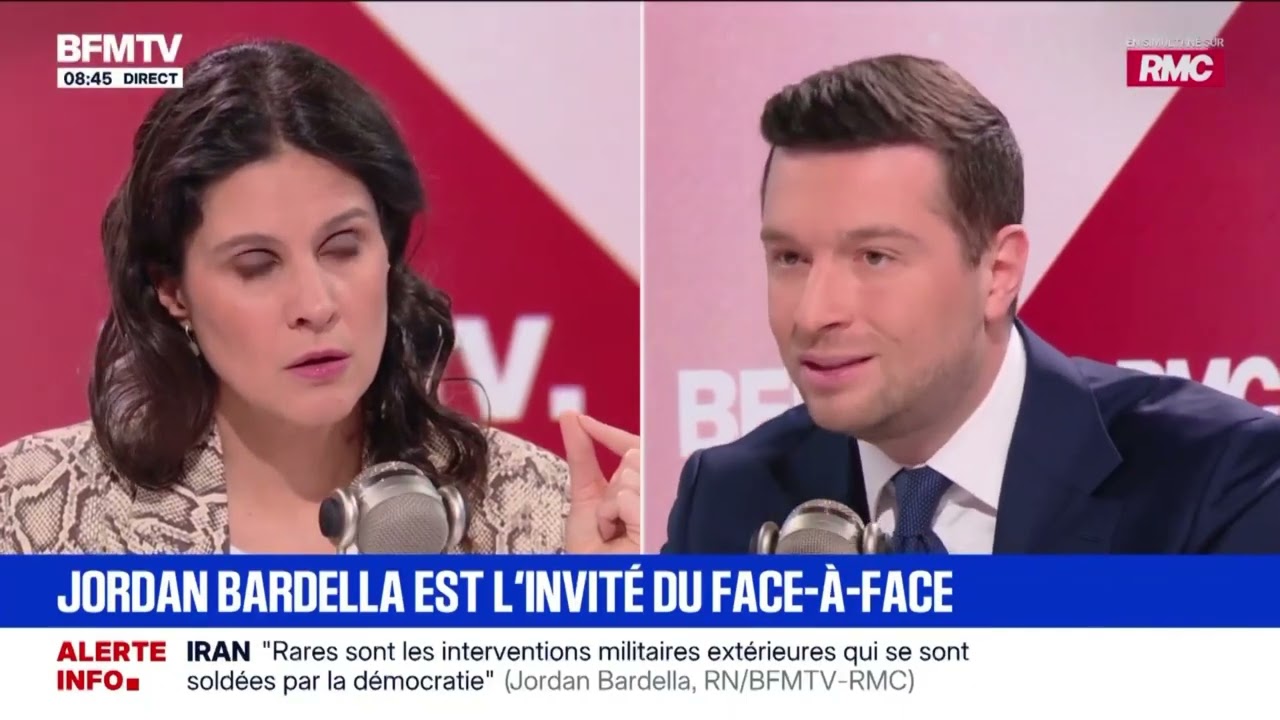 JORDAN BARDELLA EXPLOSE L'EXTRÊME GAUCHE