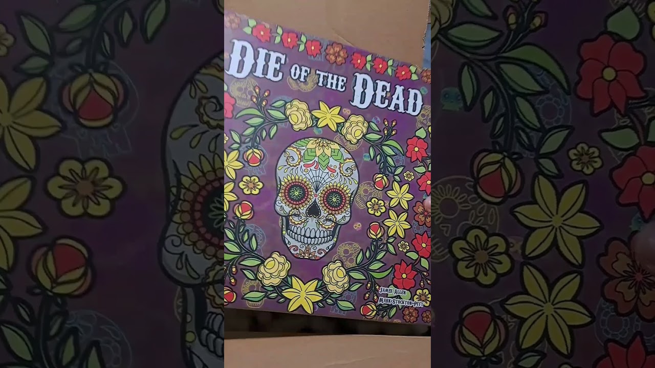 Unboxing Die of the Dead with its expansions from Radical 8 Games