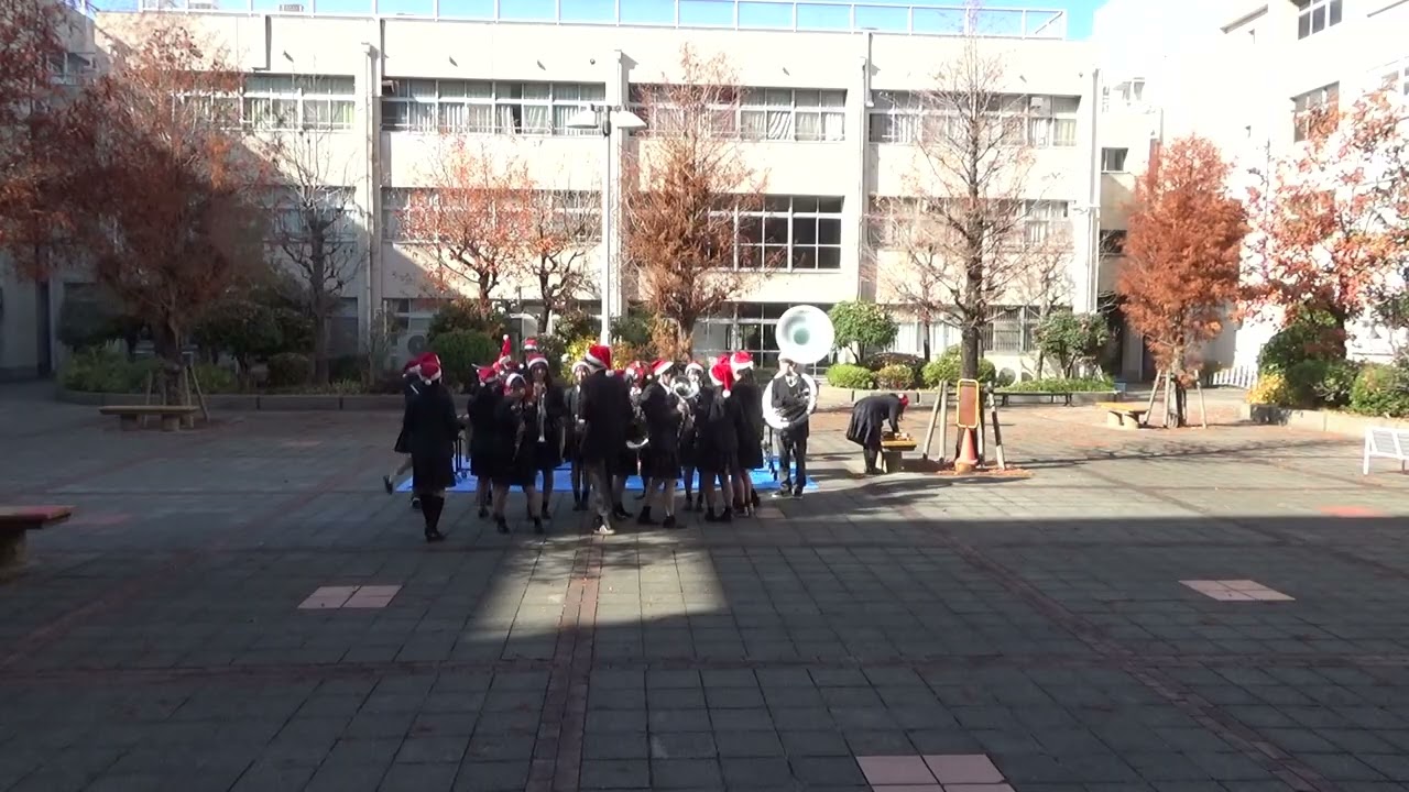 クリスマス演奏（ダンプレとソロ披露）2025/12/23大阪府立東高校吹奏楽部