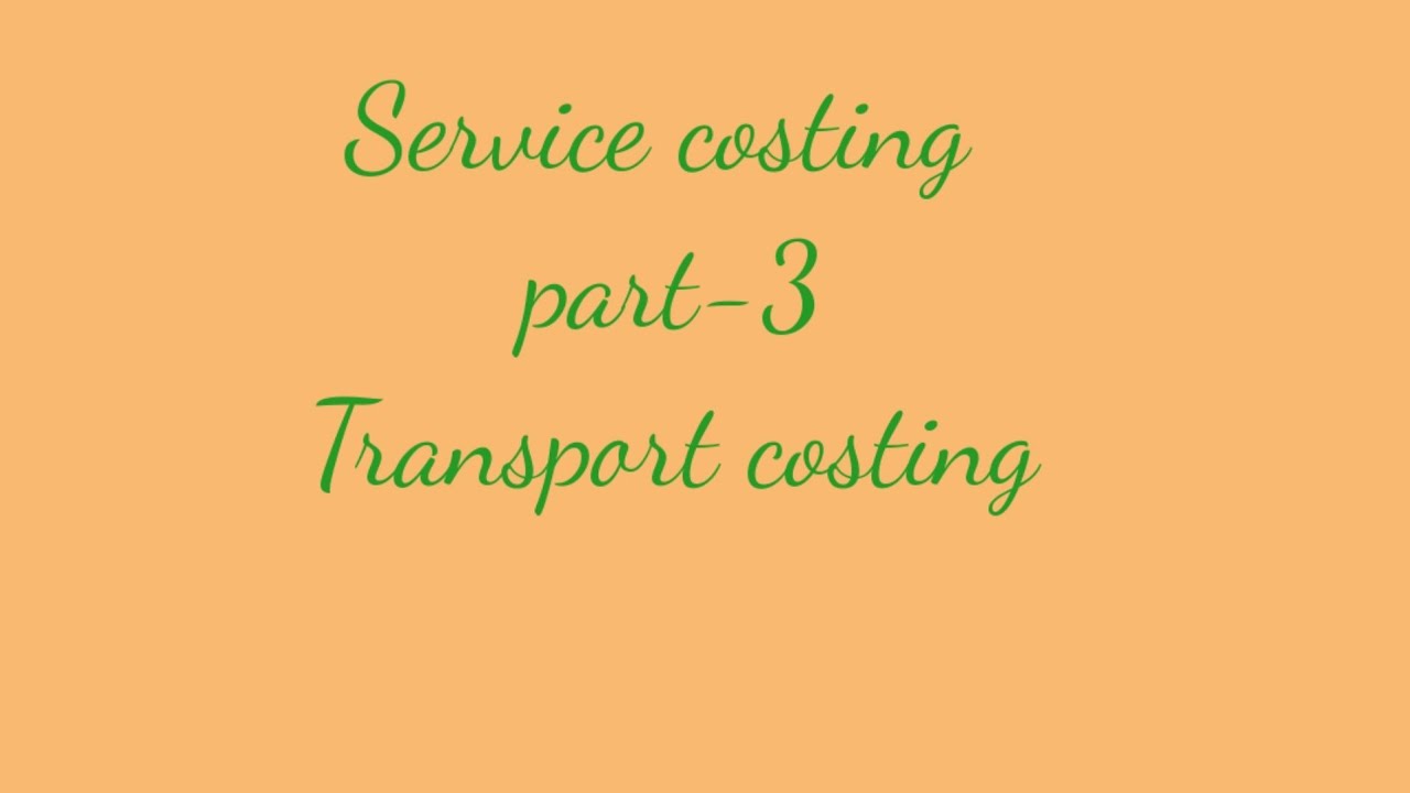 Service costing // part-3// Total Km and Total passenger km ...cost per km🙄🙄🙄🙄🙄