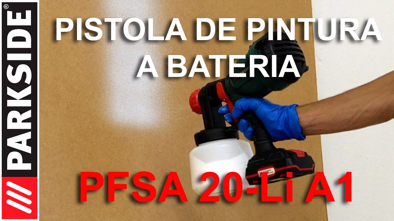 [ANÁLISE] PISTOLA DE PINTURA A BATERIA - PARKSIDE PFSA 20 Li-A1