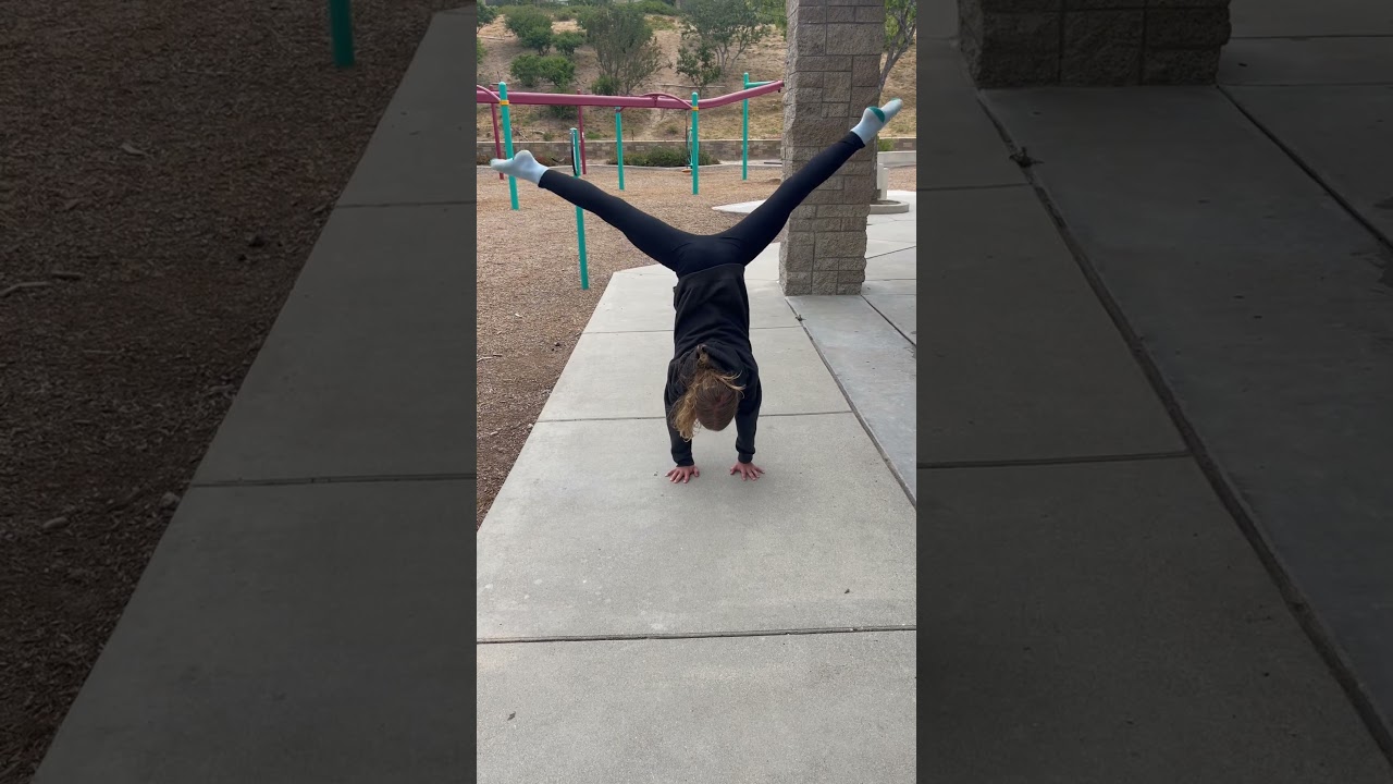 Where Do You Do Your Press Handstands Gymnastics #gymnast #shorts #xcelgold #presshandstand