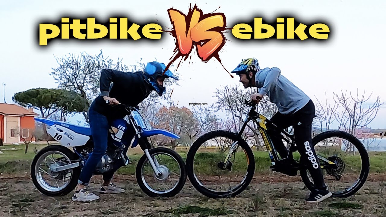 PITBIKE VS EBIKE