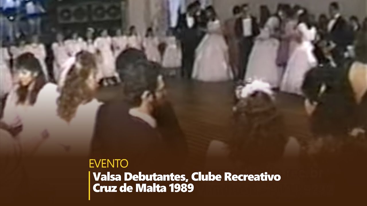 Valsa Debutantes 1989 - Clube Recreativo Cruz de Malta - Arquivo Vamilson
