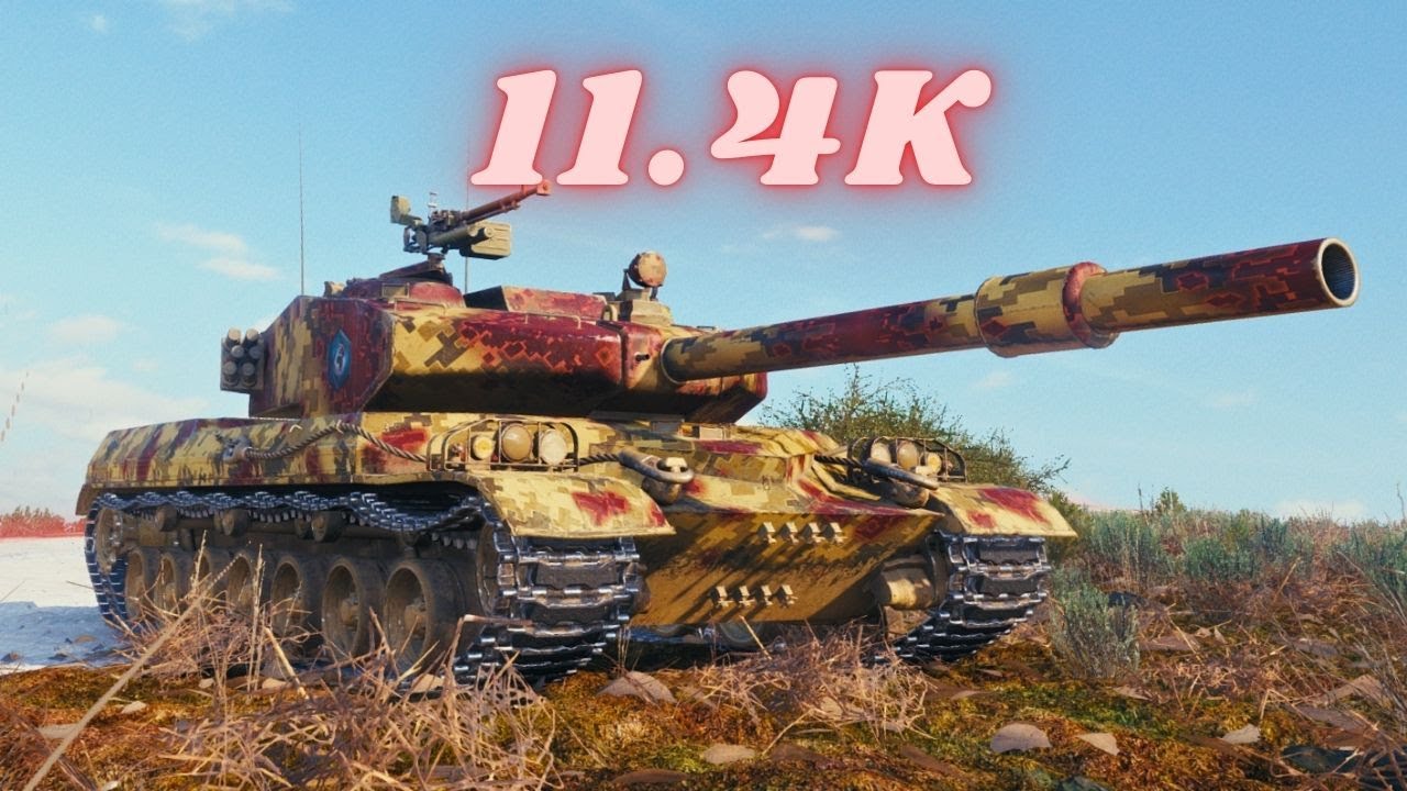 GPT-75   11.4K Damage - World of Tanks 