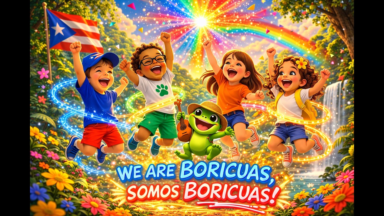 Colorful Boricuas 🌈 | Every Shade is Beautiful | Bilingual Kids Song | Coqu&iacute; Kids Club
