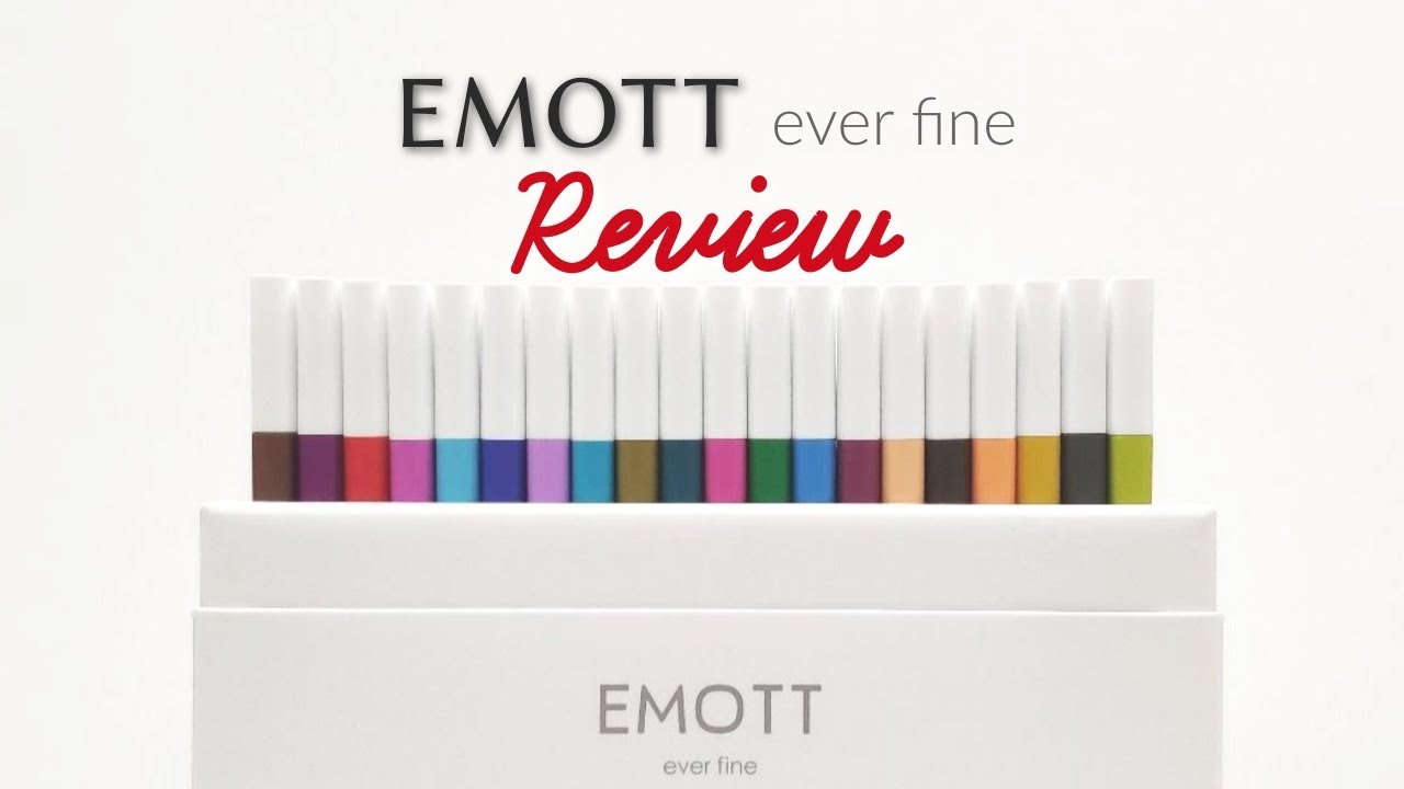 UNI EMOTT ever fine Fineliners REVIEW