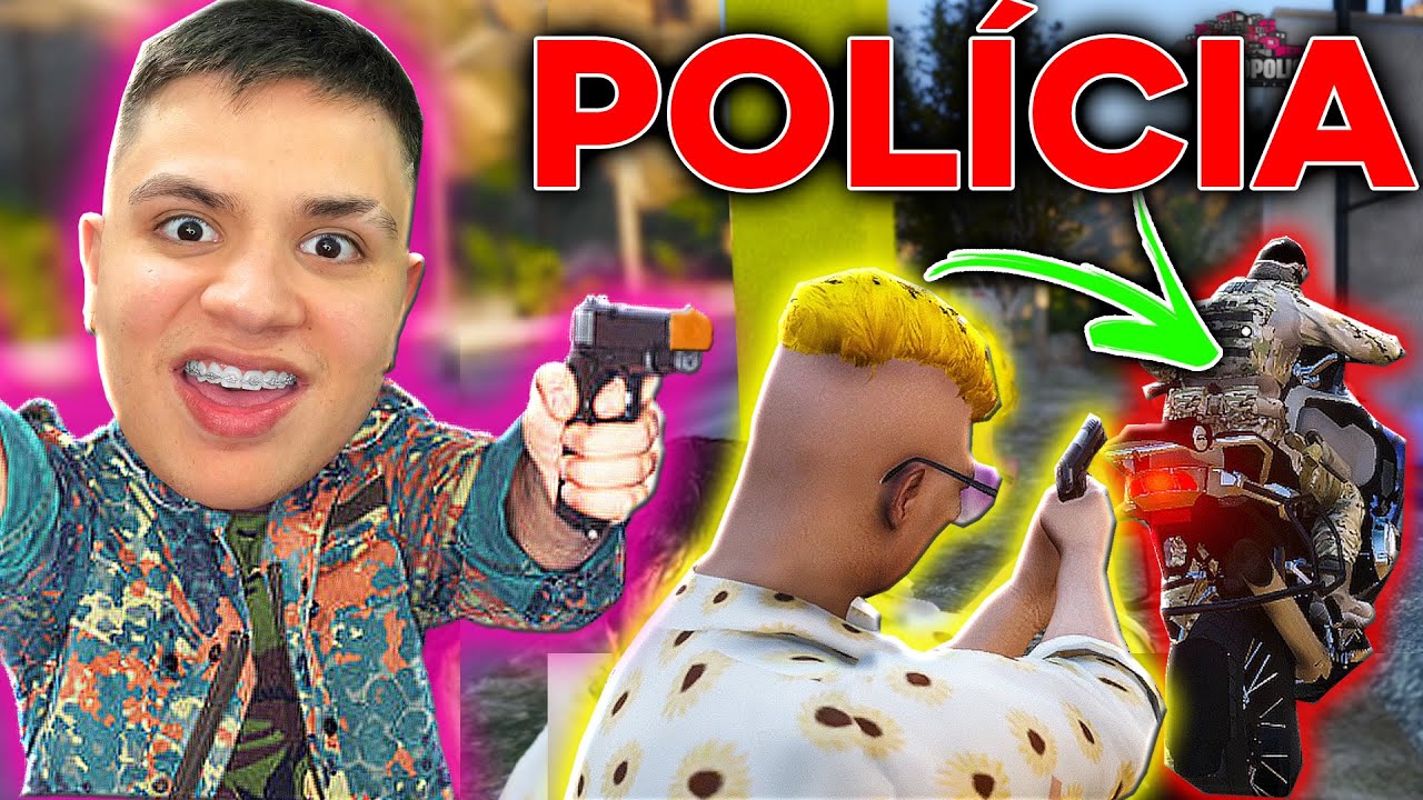 M@TEI O POLlCIAL E DEU RUIM no GTA RP! (Paulinho o LOKO)