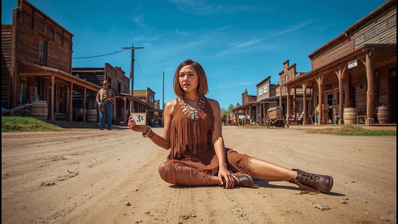 The Cowboy Who Bought a Stranger—Only to Discover She Was the Apache Chief’s Wife”
