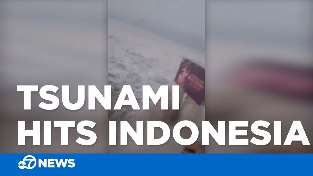 10-foot tsunami hits Indonesia after magnitude 7.5 earthquake