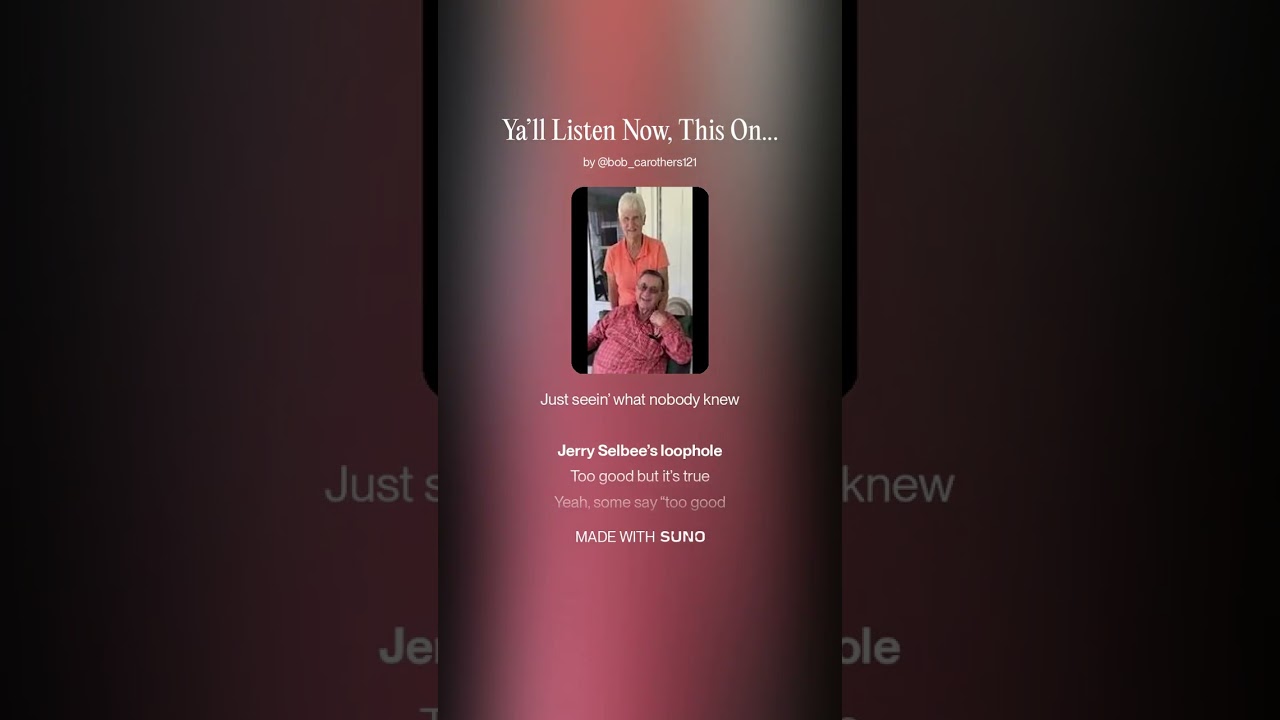 Ya’ll Listen Now, This One’s True