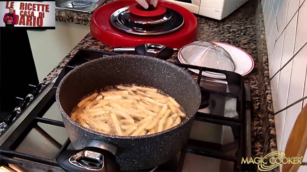 Le Basi di MC La frittura delle Patatine surgelate con olio a freddo e Magic cooker  219