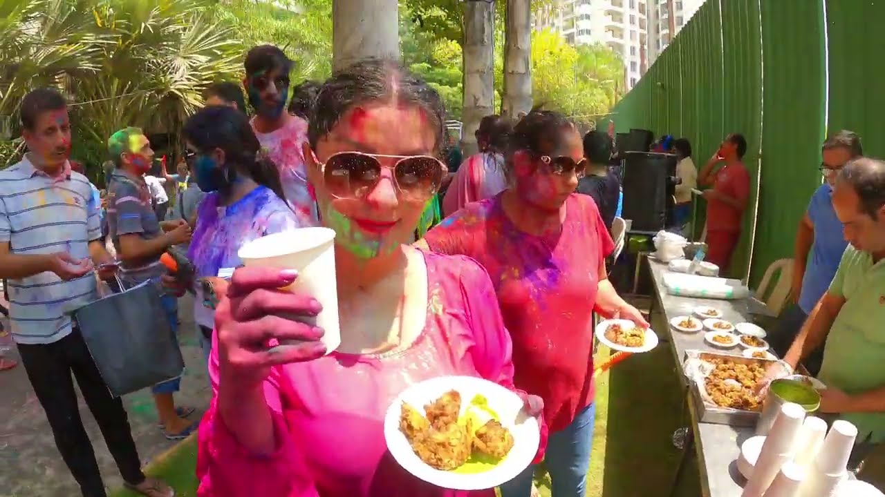 Holi Live | Bengaluru | Indian Iranian Couple Vlog