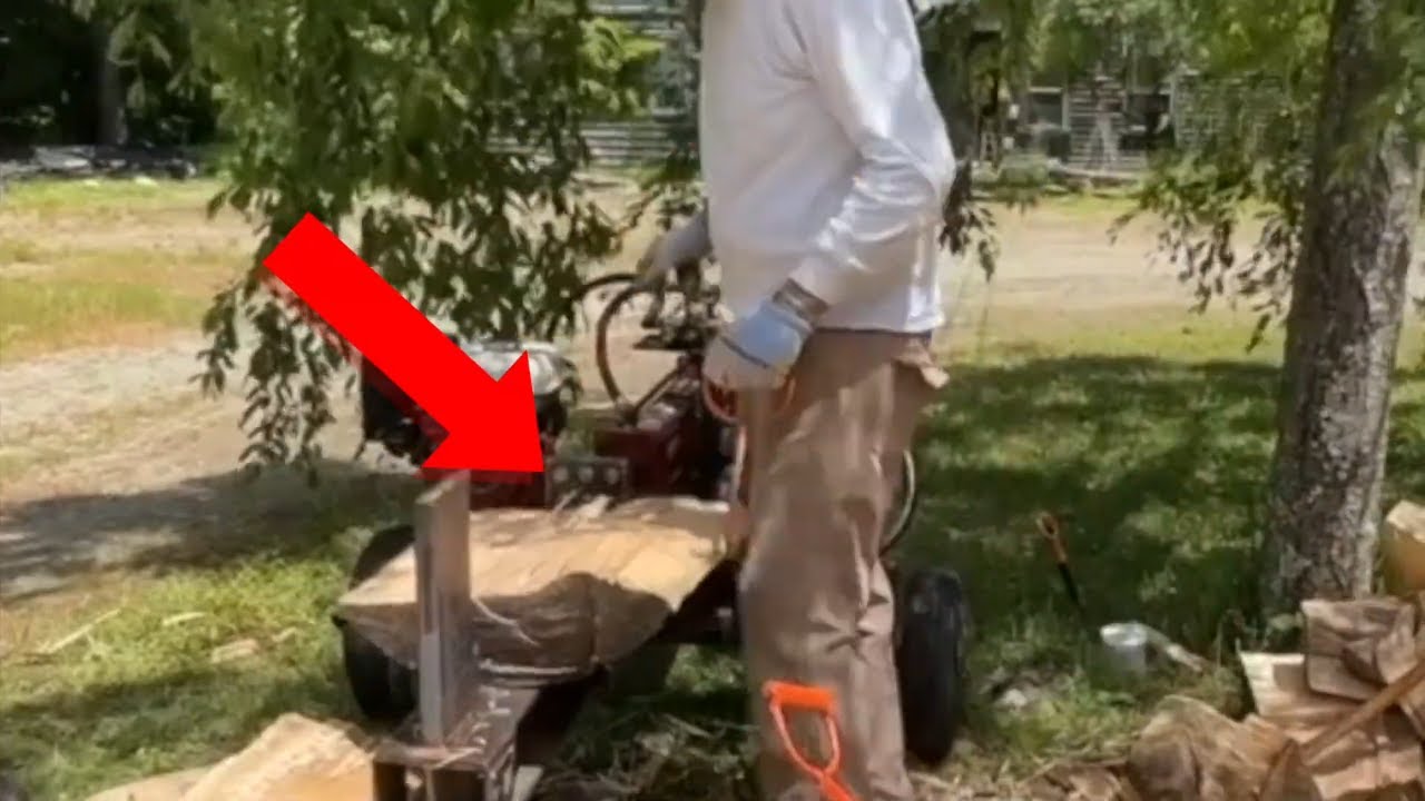 How to use a hydraulic wood splitter~7 wood splitting tips.