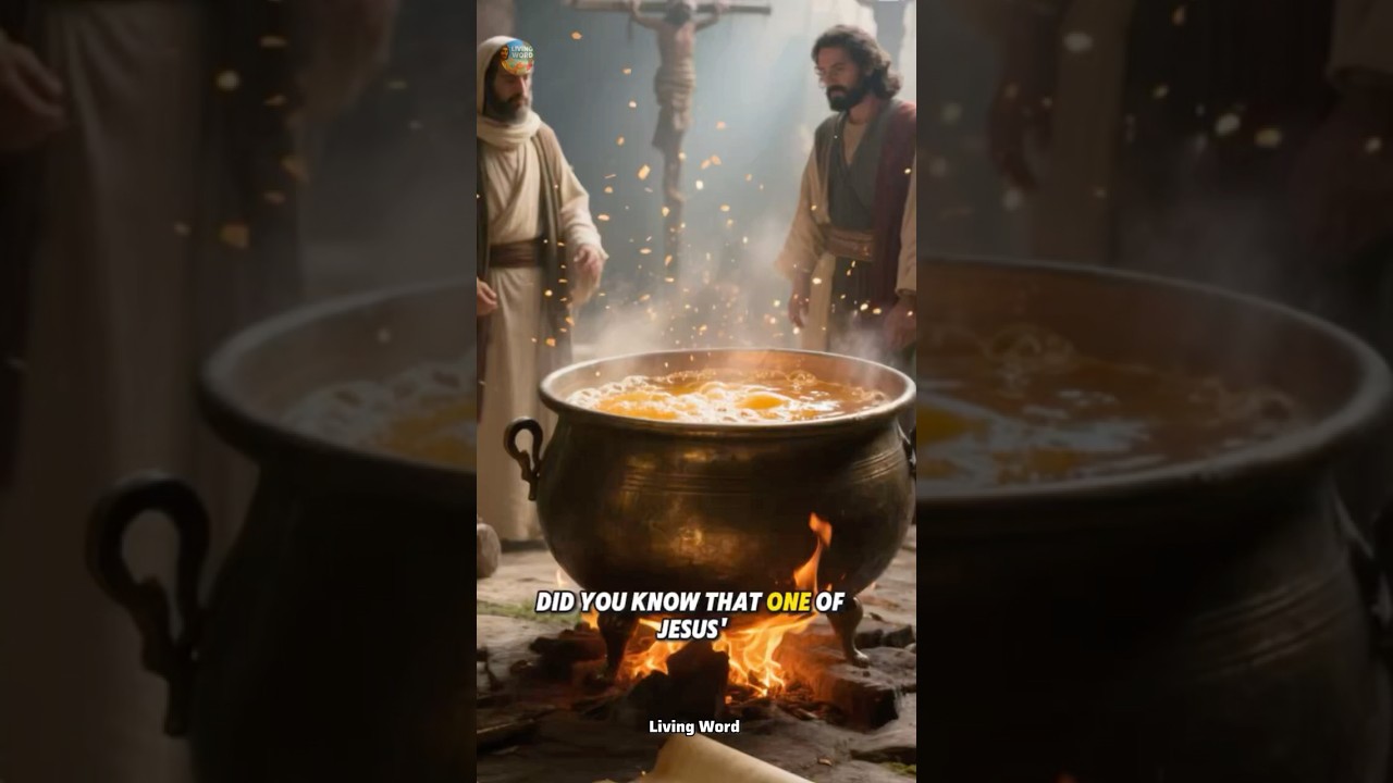 🔥 John, the disciple who could NOT be boiled in oil 😱 | Shocking biblical story