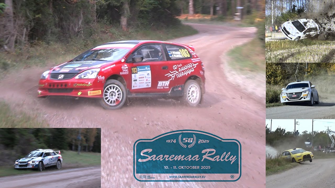 Saaremaa Rally 2025 (Crashes, mistakes, close calls)
