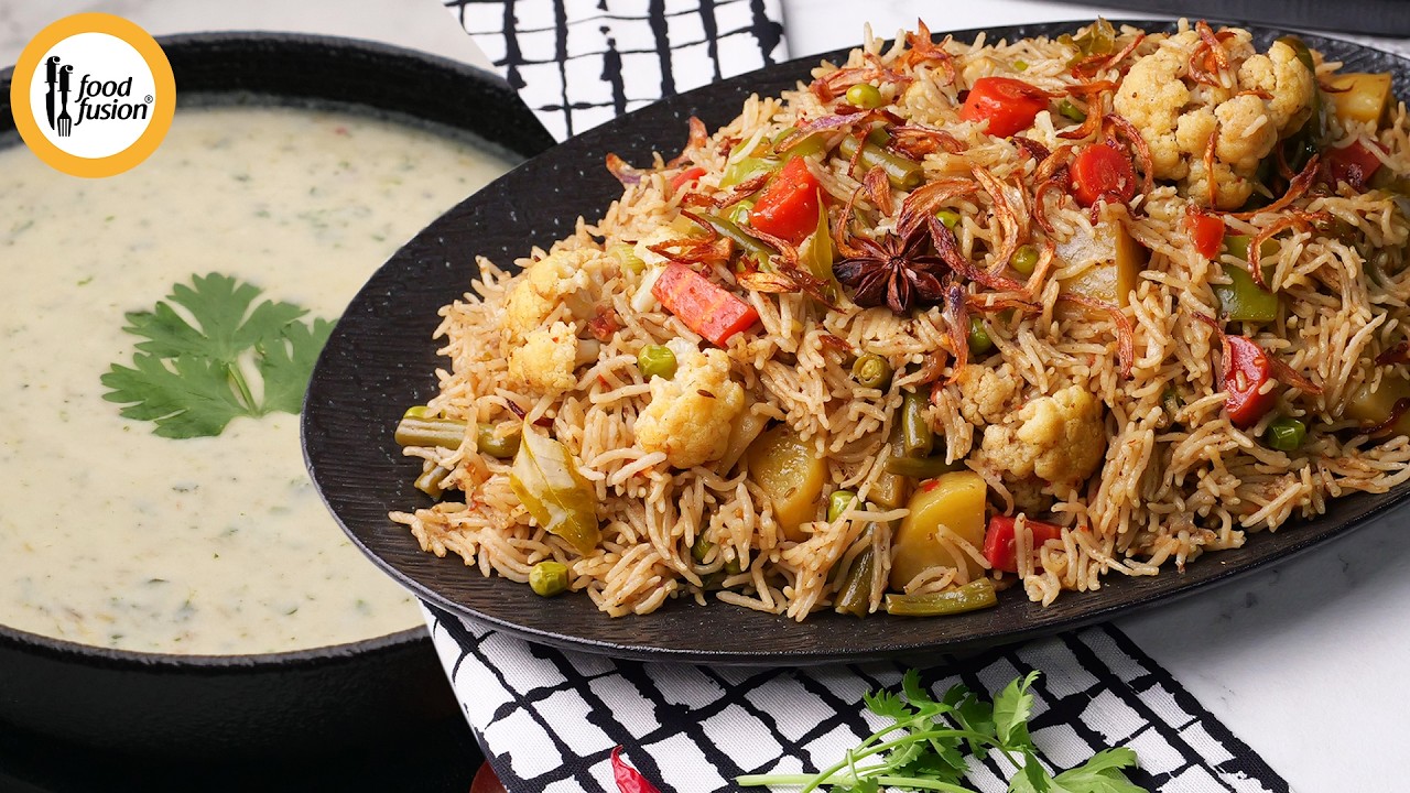 Sabzi Pulao & Raita Recipe by Food Fusion