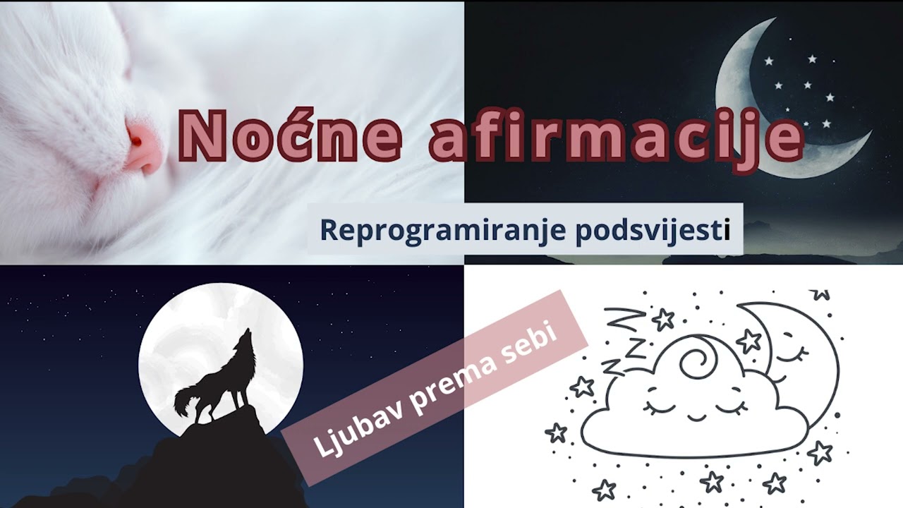 Afirmacije dok spavate💤 Ljubav prema sebi ❤
