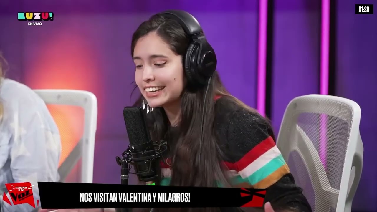 Milagros Amud - Anoche 30/9 en el Streaming de La Voz Argentina - Telefé 🔴🟢🔵