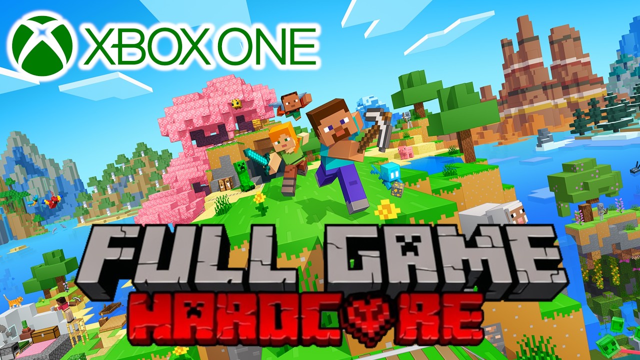 Minecraft Hardcore Xbox One Edition | FULL GAME Playthrough | No Commentary