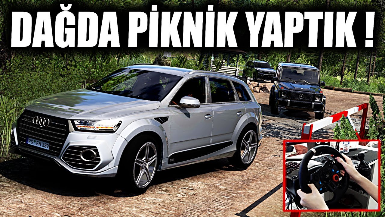 DAĞDA PİKNİK YAPTIK !!! L&Uuml;KS ARABALARLA OFF ROAD ETS 2 MOD 1.49 [ Logitech G29 ]