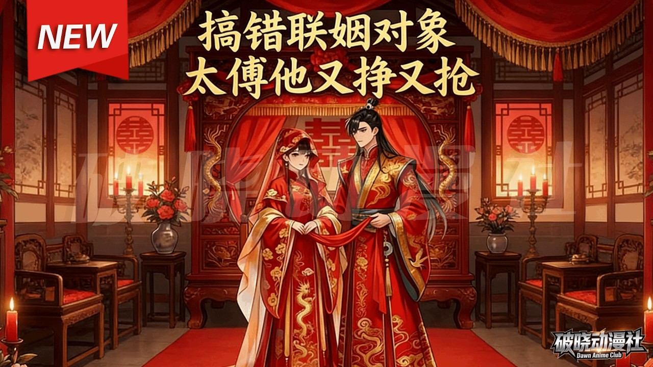 MULTISUB📢新番上线《搞错联姻对象，太傅他又争又抢》第1~130集丨姜时愿误将太傅裴彻当作纨绔裴子野定下婚约。婚后她渐识裴彻冷峻下的温柔，二人携手化解宫闱暗算、家族纷争与外敌阴谋。#破晓动漫社