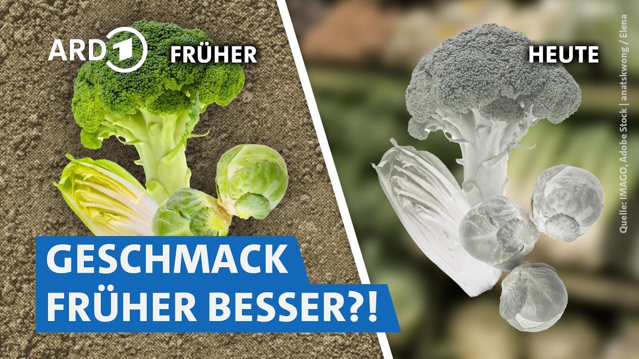 Darum wird Gemüse immer milder: Verlust von Bitterstoffen und die Folgen | Markt WDR