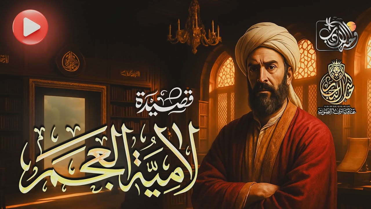 قصيدة لامية العجم للطغرائي | أصالة الرأي صانتني عن الخطل | واحة الأدب | بصوت خالد النجار