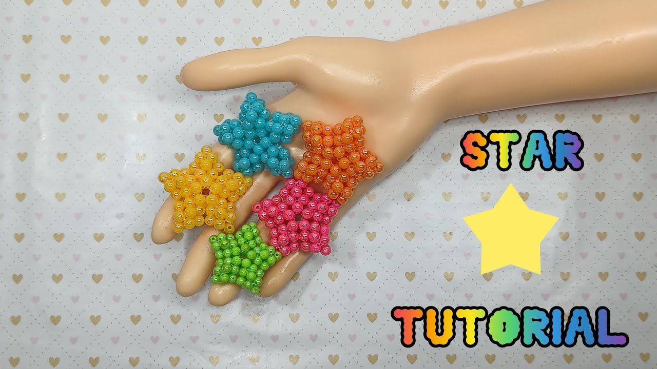 3D Beaded Star Tutorial by Craft Novelty Sons 