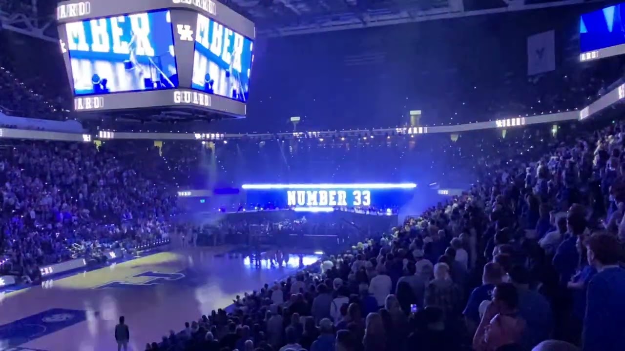 Kentucky Women’s Basketball player 2025 Big Blue Madness Introduction (October 11, 2025)
