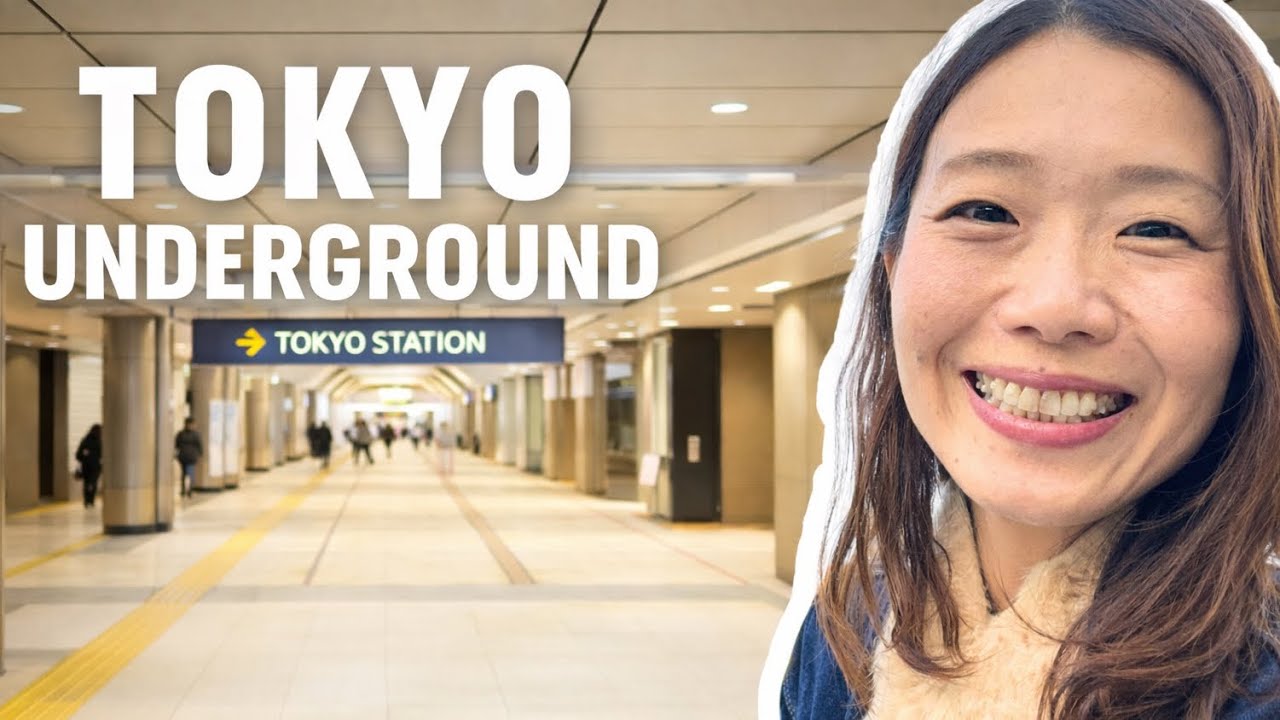Tokyo Undergrand Adventure Walk🌃🚶‍♀️#Tokyo #underground 