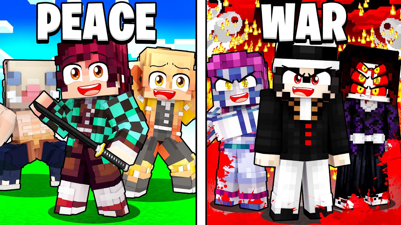I Made 100 Players Simulate a DEMON SLAYER in Minecraft...