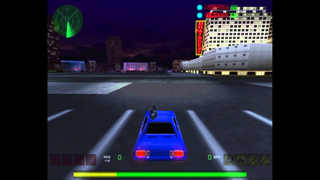 Interstate '82 Remake Project Beta Weapons and Vehicle Test