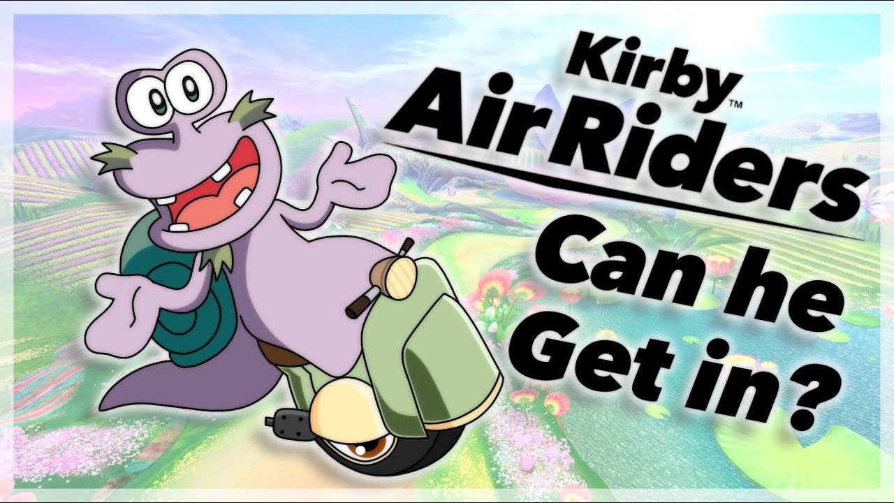 Why I think Escargoon could get in Kirby Air Riders