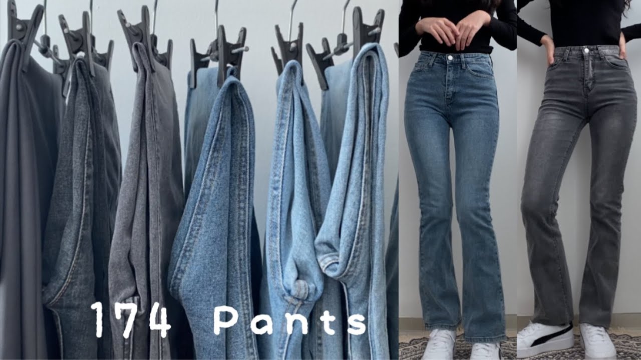 174 키큰여자 바지추천 영상👖✨기장 긴 바지 다 모였다! 데님팬츠,와이드 슬랙스 등ㅣ만원대 착한가격💸